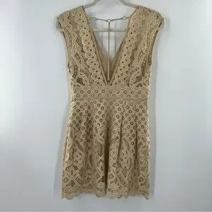 lace formal maxi dress Evana Lace Maxi Dress - Brown